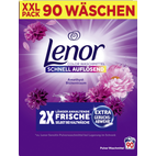 Lenor - Colorwaschmittel Pulver Amethyst Blütentraum 90 WL XXL-Pack