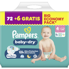 Pampers - BABY DRY Windeln Gr.4 Maxi (9-14kg) BigEco Overfill 78 ST