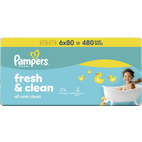 Pampers - Feuchttücher Fresh Clean 480 Stück