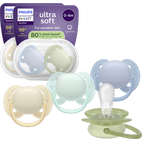 PHILIPS AVENT - Schnuller ultra soft 4er Pack 0-6 Monate
